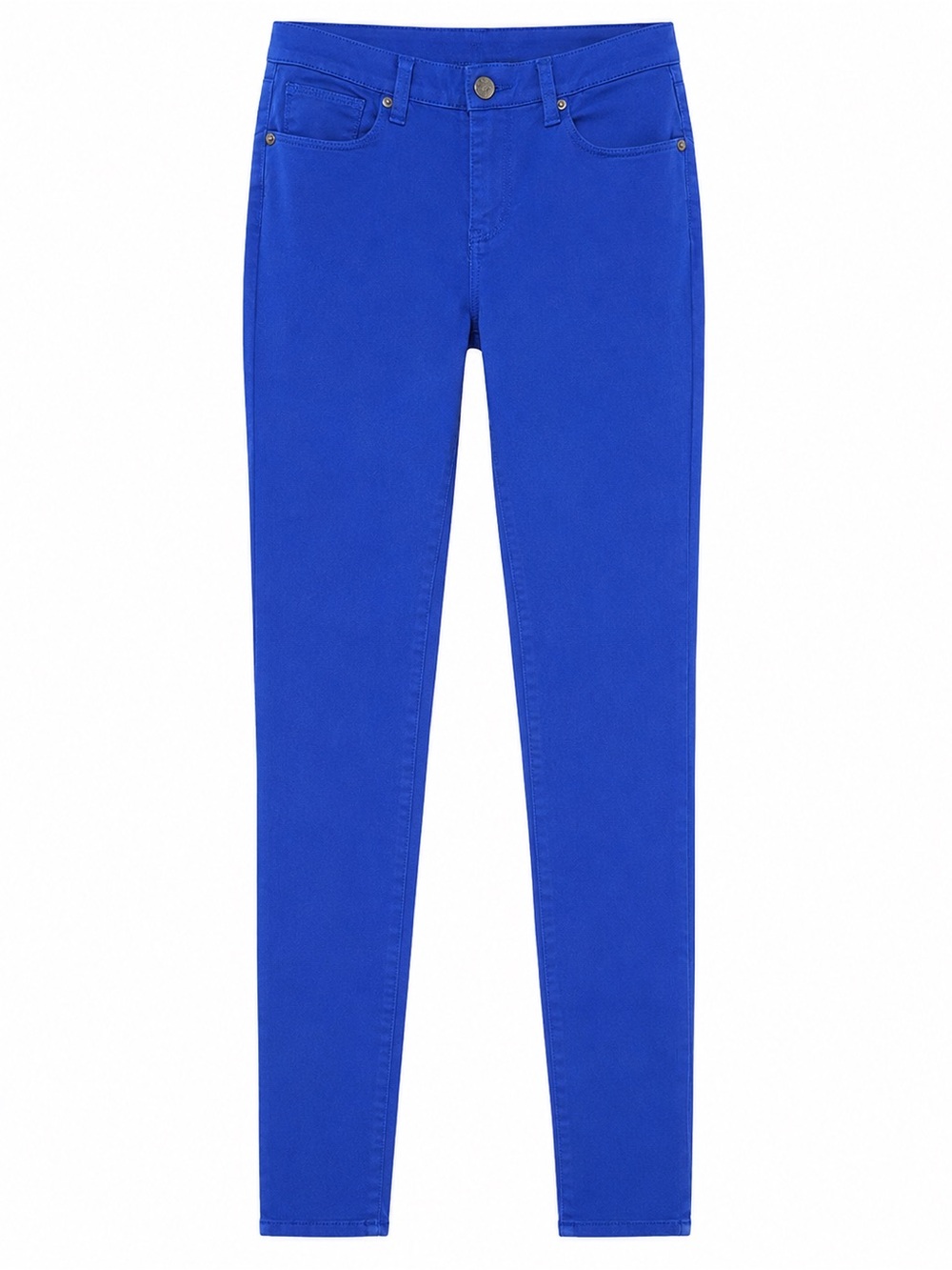 Hybrid & Company Royal Blue Skinny Pants Size 7 Stretch Mid Rise